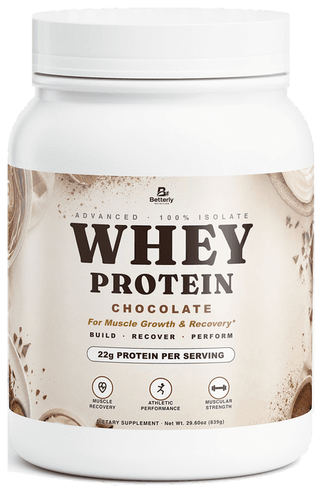 Protein — Betterly advanced 100 whey protein isolate chocolate bottle