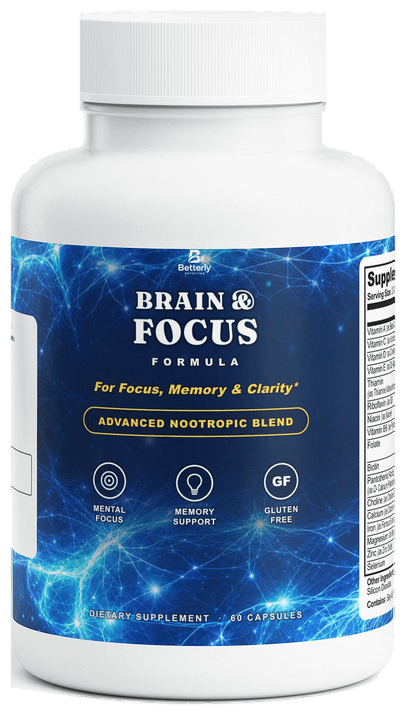 Nootropics & Focus — Betterly brain focus formula bottle