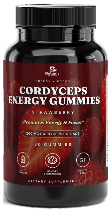 Energy Support — Betterly cordyceps energy gummies bottle