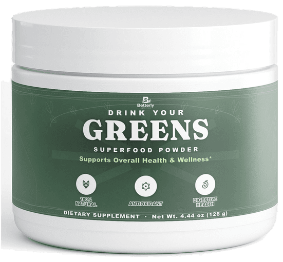 Greens & Superfoods — Betterly greens superfood bottle
