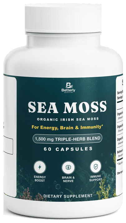 Immune Support — Betterly sea moss bottle